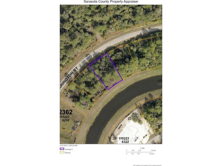 Oversized high and dry premium side by side lot on paved road - Beach Lot for sale in North Port, Florida on Beachhouse.com