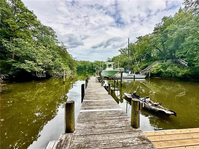 - WATERFRONT LOT ON WILTON CREEK  - Buildable lot with a dock - Beach Lot for sale in Hartfield, Virginia on Beachhouse.com