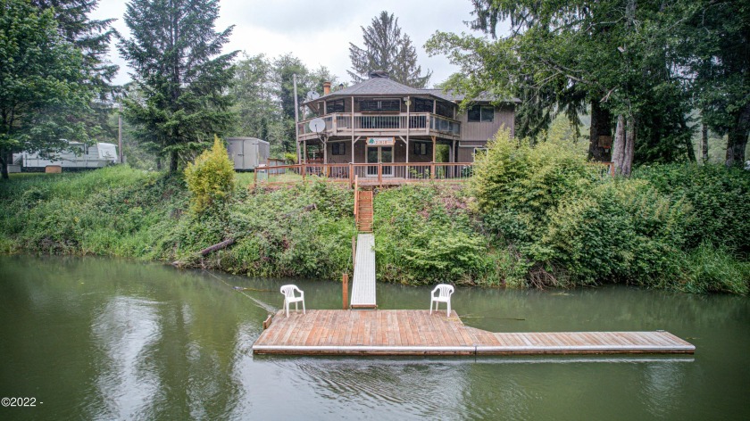 Rare opportunity to own a Siletz river-front home on two lots - Beach Home for sale in Lincoln City, Oregon on Beachhouse.com