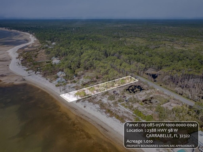 Beautiful views of the bay with Dog Island and St. George Island - Beach Lot for sale in Carabelle, Florida on Beachhouse.com