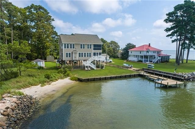 *Sunrise Point* at the confluence of the Chesapeake Bay - Beach Home for sale in Deltaville, Virginia on Beachhouse.com