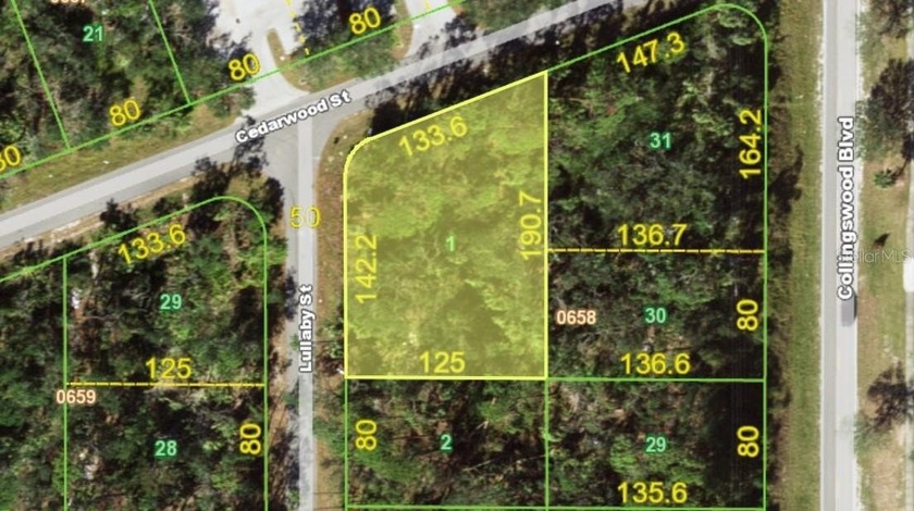 Located at 1376 Lullaby Street, this .48 acre parcel is zoned - Beach Lot for sale in Port Charlotte, Florida on Beachhouse.com