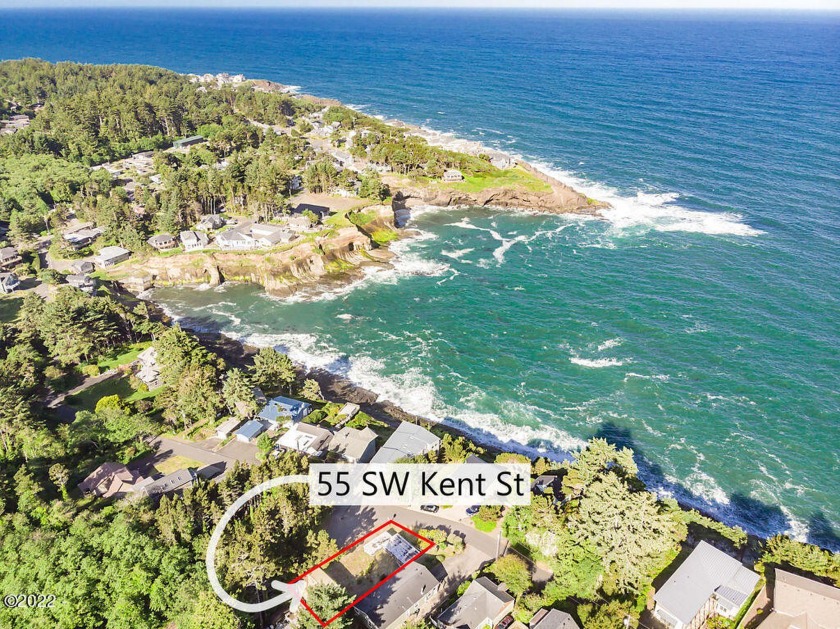 Ocean view corner lot zoned R-4 with 2 existing structures, 531 - Beach Lot for sale in Depoe Bay, Oregon on Beachhouse.com