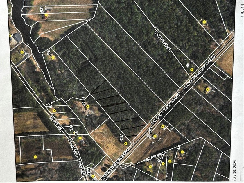 Wooded 4.7 acres, new survey, septic approval/permit for 4 - Beach Acreage for sale in Susan, Virginia on Beachhouse.com