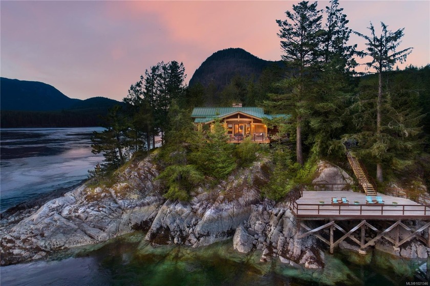Goose Landing, rests gracefully on the ocean's edge, perfectly - Beach Home for sale in Stuart Island,  on Beachhouse.com