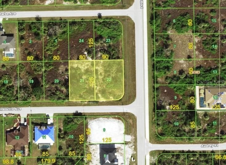 OVERSIZED BUILDABLE CORNER DOUBLE LOT in the Growing community - Beach Lot for sale in Port Charlotte, Florida on Beachhouse.com