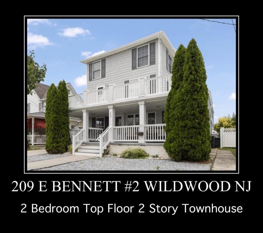 2 Story Townhouse Unit just about 2 Blocks to the Beach and - Beach Townhome/Townhouse for sale in Wildwood, New Jersey on Beachhouse.com