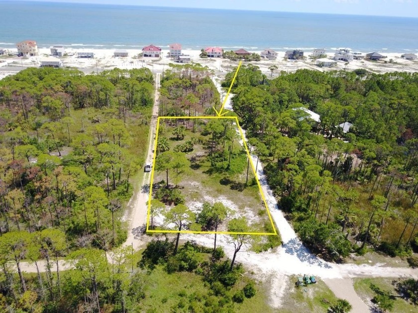 St George Island gorgeous level over 1 acre Gulf and bay view! - Beach Lot for sale in St. George Island, Florida on Beachhouse.com