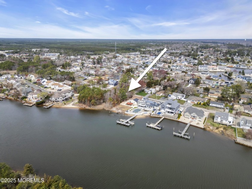 Waterfront lot with riparian grant and serene views. Located on - Beach Lot for sale in Forked River, New Jersey on Beachhouse.com