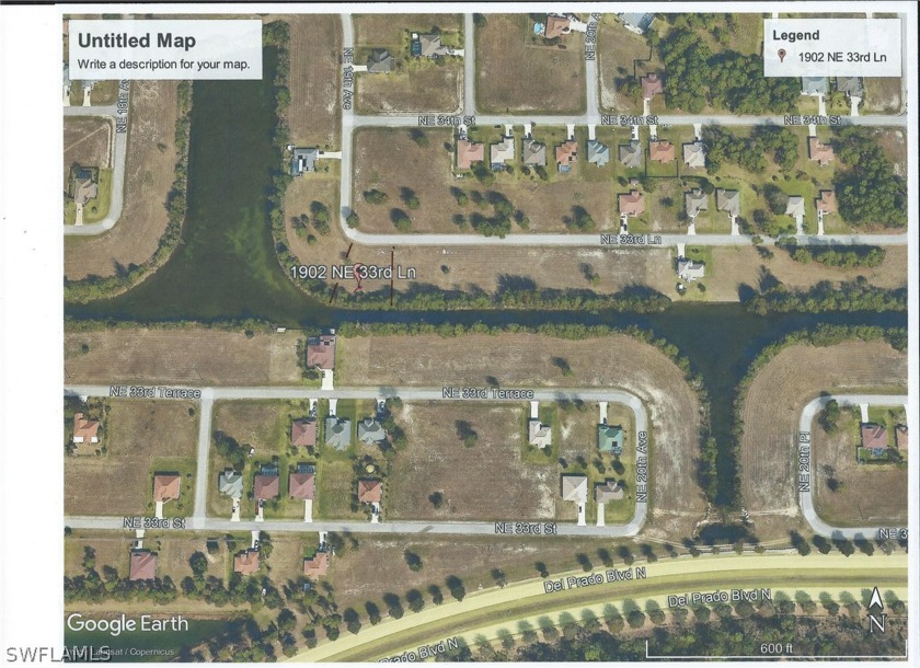 Fresh water lot, southern exposure in NE Cape coral. From your - Beach Lot for sale in Cape Coral, Florida on Beachhouse.com