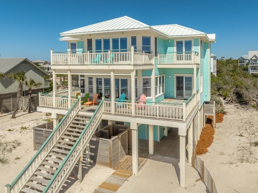 Wake up to breathtaking sunrises at Sunrise Point, an elegant - Beach Home for sale in St. George Island, Florida on Beachhouse.com