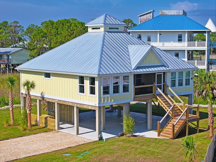 Stunning New Construction Home with Breathtaking Bay Views! This - Beach Home for sale in St. George Island, Florida on Beachhouse.com