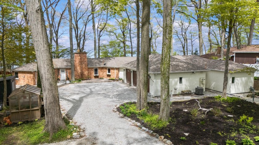 Nestled among towering hardwoods on Southwest Michigan's coveted - Beach Home for sale in Coloma, Michigan on Beachhouse.com