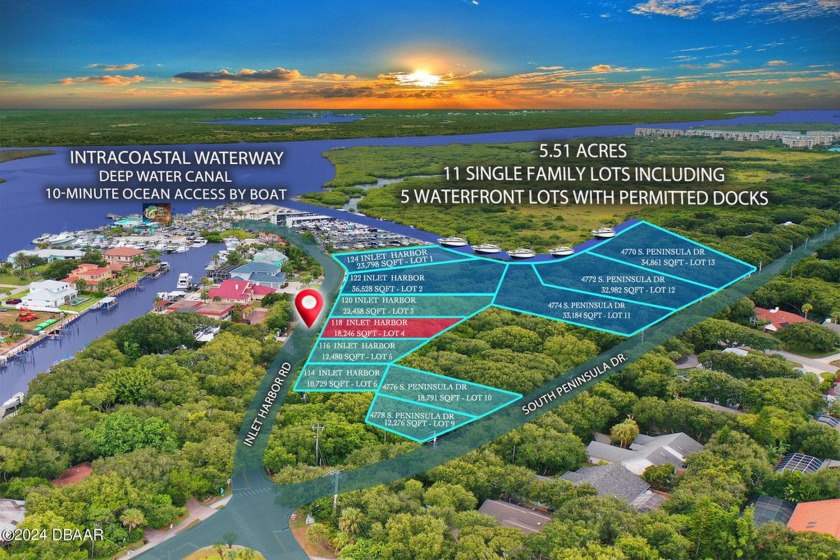 Build your dream home in the highly desirable Inlet Harbor - Beach Lot for sale in Ponce Inlet, Florida on Beachhouse.com