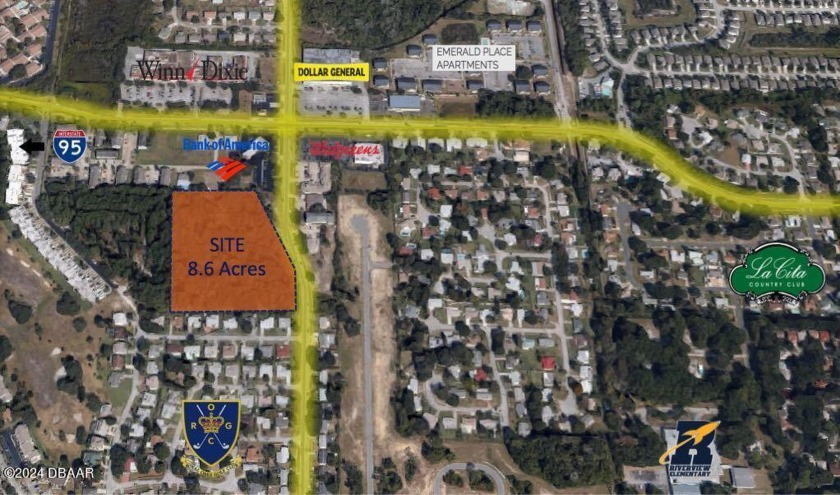 Zoned R-3 with a future land use of high density residential - Beach Commercial for sale in Titusville, Florida on Beachhouse.com