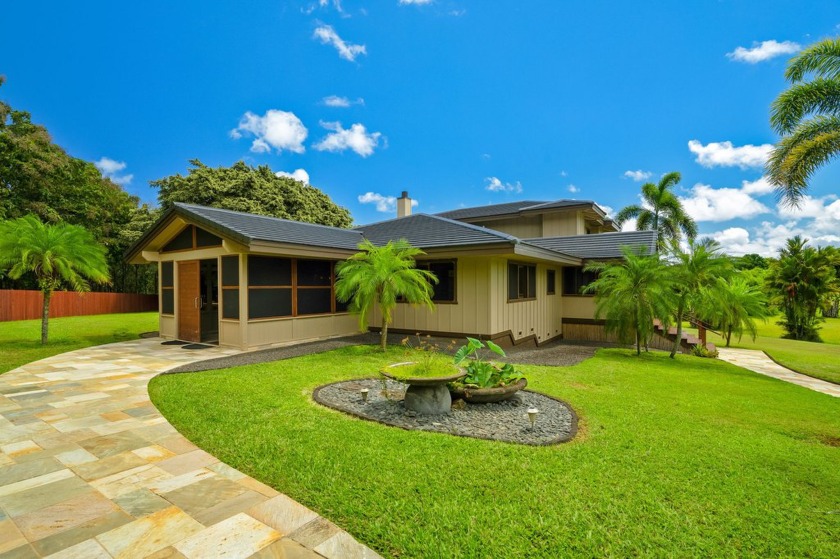 Situated down a gated drive, this estate property offers - Beach Home for sale in Kilauea, Hawaii on Beachhouse.com