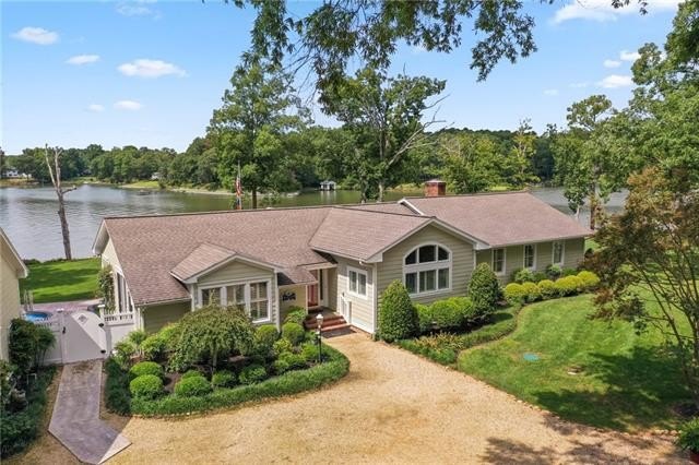 Southern Living Home featuring water views from practically - Beach Home for sale in Weems, Virginia on Beachhouse.com