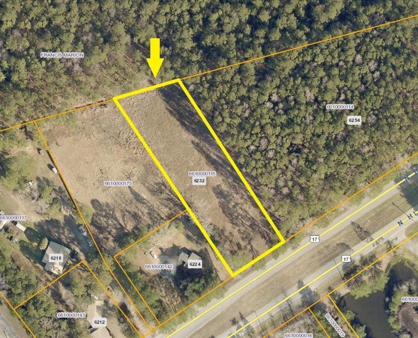 Vacant lot to build your dream home upon.  1.30 acres - Beach Lot for sale in Awendaw, South Carolina on Beachhouse.com