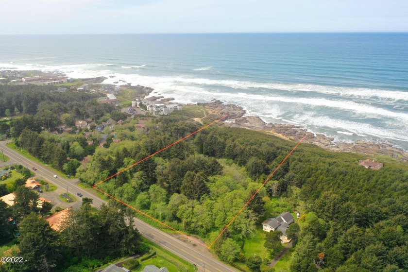 Investor's DREAM property.  Rare acreage has both Ocean frontage - Beach Commercial for sale in Yachats, Oregon on Beachhouse.com