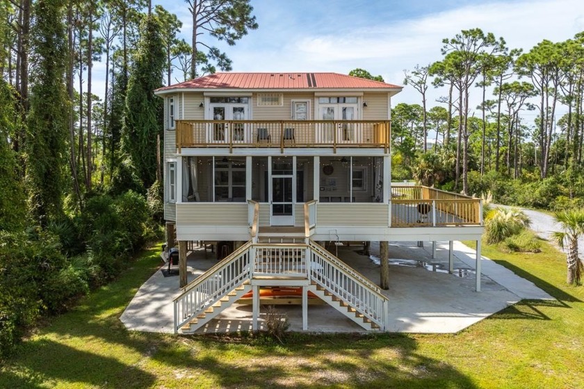 BEAUTIFULLY RENOVATED BAYFRONT HOME, sitting directly on the St - Beach Home for sale in Cape San Blas, Florida on Beachhouse.com