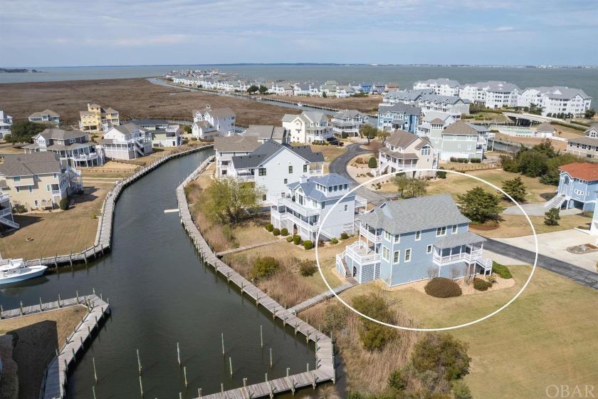 Immaculate CANALFRONT Rudder Village Home.  This 3BR, 3BA - Beach Home for sale in Manteo, North Carolina on Beachhouse.com