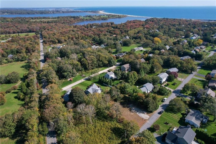Located on a quiet street, this cleared lot is a perfect - Beach Lot for sale in Little Compton, Rhode Island on Beachhouse.com