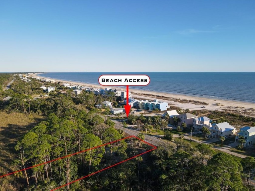 Prime first-tier lot with stunning water views and located - Beach Lot for sale in Cape San Blas, Florida on Beachhouse.com