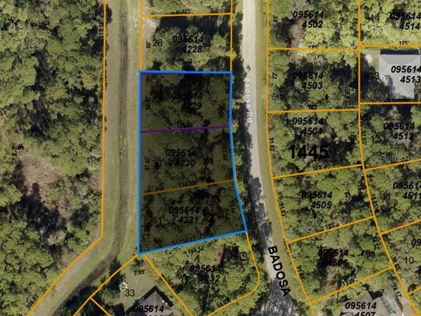 This TRIPLE Residential Lot sits in a quiet neighborhood located - Beach Lot for sale in North Port, Florida on Beachhouse.com