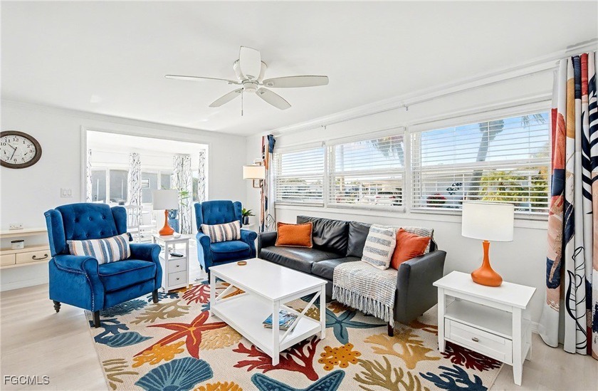 Beautifully remodeled, fully furnished manufactured home in a - Beach Home for sale in North Fort Myers, Florida on Beachhouse.com