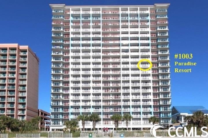 This oceanfront 1BR unit at Paradise Resort is fully furnished - Beach Condo for sale in Myrtle Beach, South Carolina on Beachhouse.com