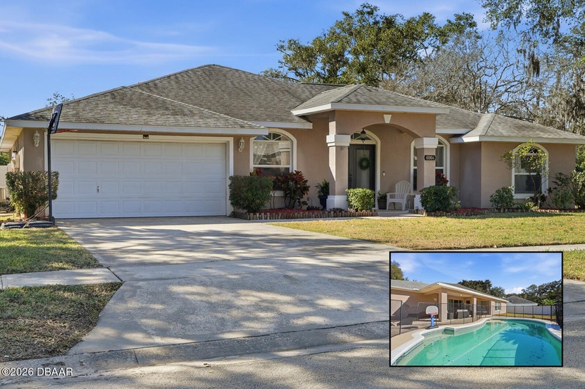 Welcome home to this 3-bedroom, 2-bath pool home in the highly - Beach Home for sale in Port Orange, Florida on Beachhouse.com
