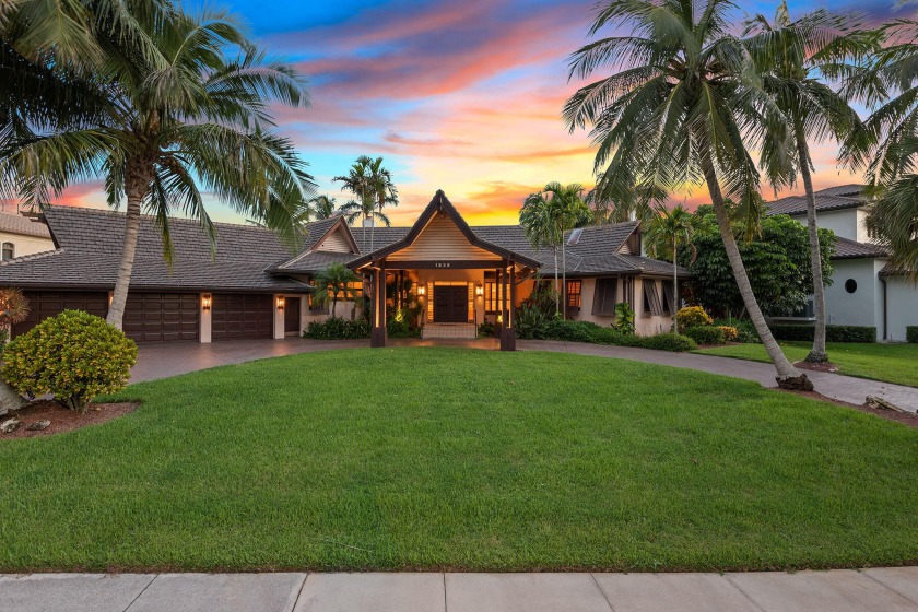Welcome to this beautiful, Polynesian inspired, direct Gulf - Beach Home for sale in Marco Island, Florida on Beachhouse.com