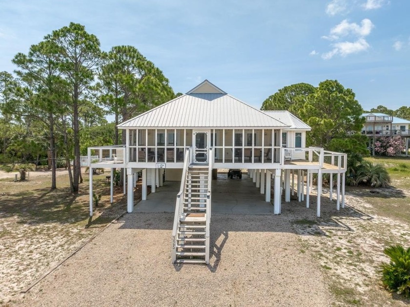 Welcome to Half Moon Haven!  Enjoy spectacular bay views from - Beach Home for sale in St. George Island, Florida on Beachhouse.com