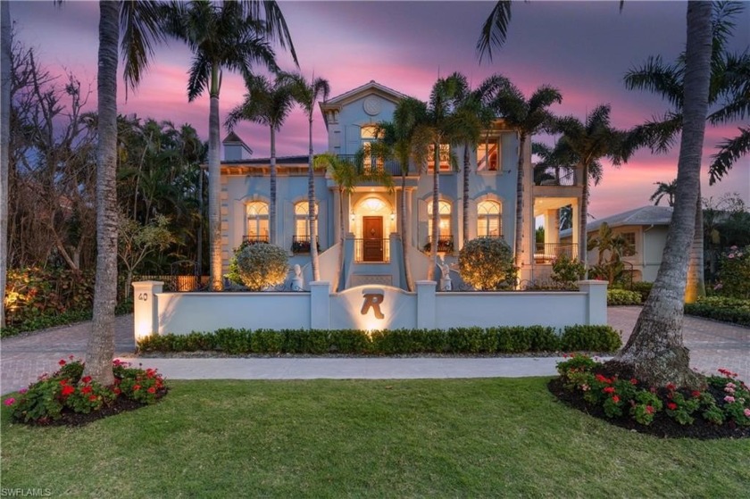 LOCATED ON 5TH AVE S IN OLD NAPLES the elevation of this grand - Beach Home for sale in Naples, Florida on Beachhouse.com