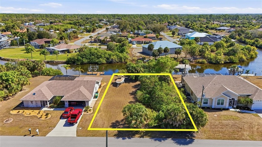 Build your Florida dream home on this standard-sized WATERFRONT - Beach Lot for sale in Port Charlotte, Florida on Beachhouse.com