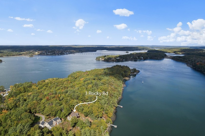 Perched on an exclusive, private road on Westport Island, this - Beach Home for sale in Westport Island, Maine on Beachhouse.com