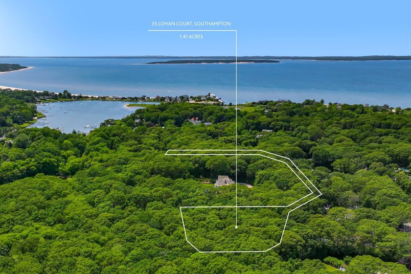 Tucked away on 1.41 acres in Southampton, 35 Lohan Court offers - Beach Lot for sale in Southampton, New York on Beachhouse.com