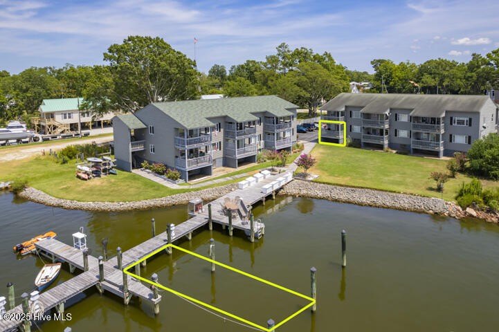 Wide-water views of both Smith & Green Creeks in Oriental's - Beach Condo for sale in Oriental, North Carolina on Beachhouse.com