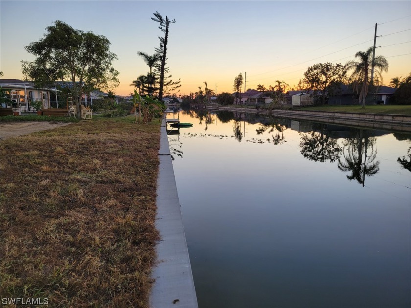 Brand new seawall just installed. Freshwater canal lot ready for - Beach Lot for sale in Cape Coral, Florida on Beachhouse.com