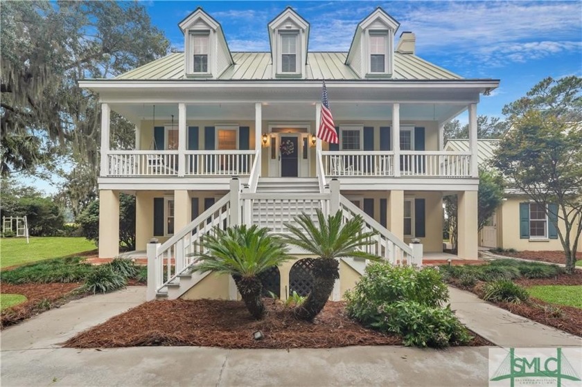 With almost an acre of sweeping Vernon River marsh views, this - Beach Home for sale in Savannah, Georgia on Beachhouse.com