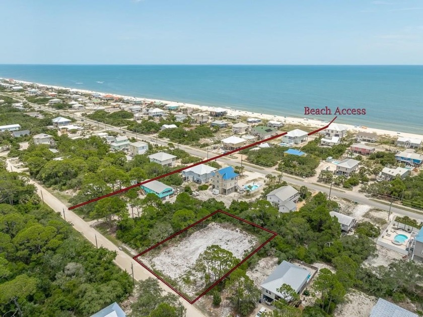 Cleared, high and dry lot sits just two blocks from the Gulf of - Beach Lot for sale in St. George Island, Florida on Beachhouse.com