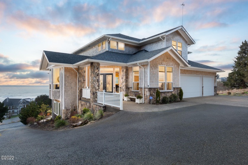 Estate Style home  featuring panoramic 180 degree ocean views of - Beach Home for sale in Neskowin, Oregon on Beachhouse.com