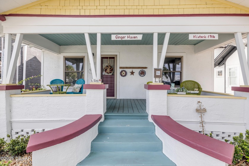 Adorable and full of character, this 4-bedroom, 2-bath property - Beach Commercial for sale in New Smyrna Beach, Florida on Beachhouse.com