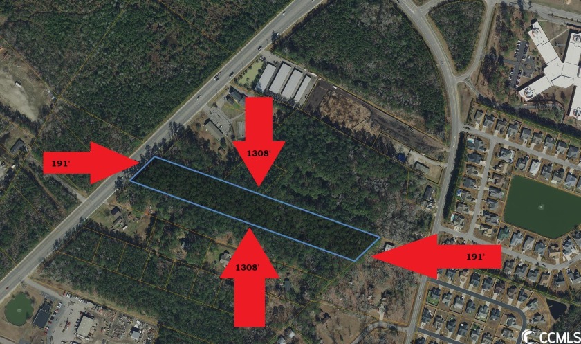 For sale is a prime 5.08-acre land parcel situated along the - Beach Acreage for sale in Myrtle Beach, South Carolina on Beachhouse.com