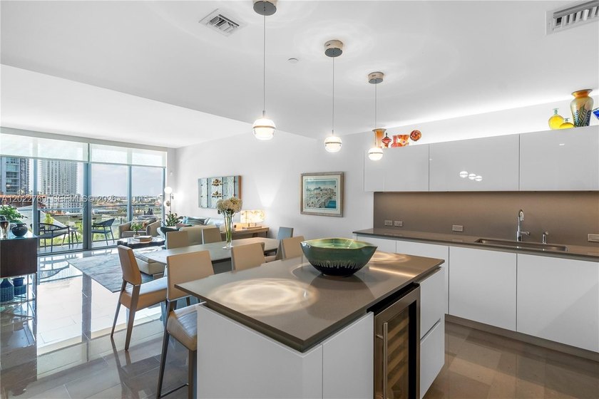 Offered partially furnished, this contemporary 2 bedroom, 2 - Beach Condo for sale in Miami, Florida on Beachhouse.com