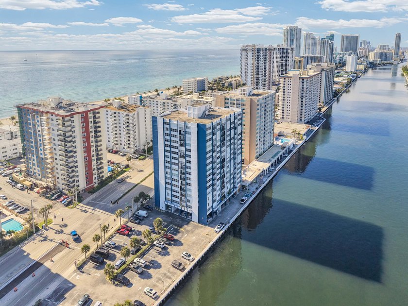 Corner penthouse offering a rare combination of Intracoastal - Beach Condo for sale in Hollywood, Florida on Beachhouse.com