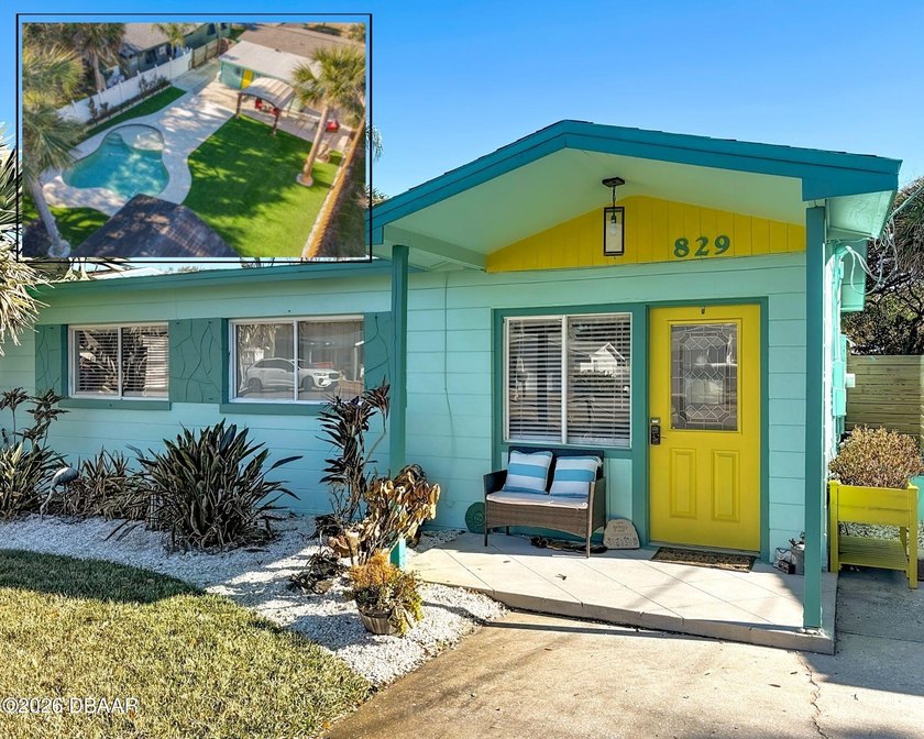 Beachside living with a pool and private backyard oasis just - Beach Home for sale in New Smyrna Beach, Florida on Beachhouse.com
