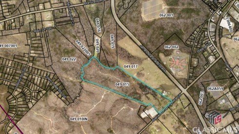 Surveyed at 94.6 acres with almost 679 ft of paved road frontage - Beach Acreage for sale in Eatonton, Georgia on Beachhouse.com