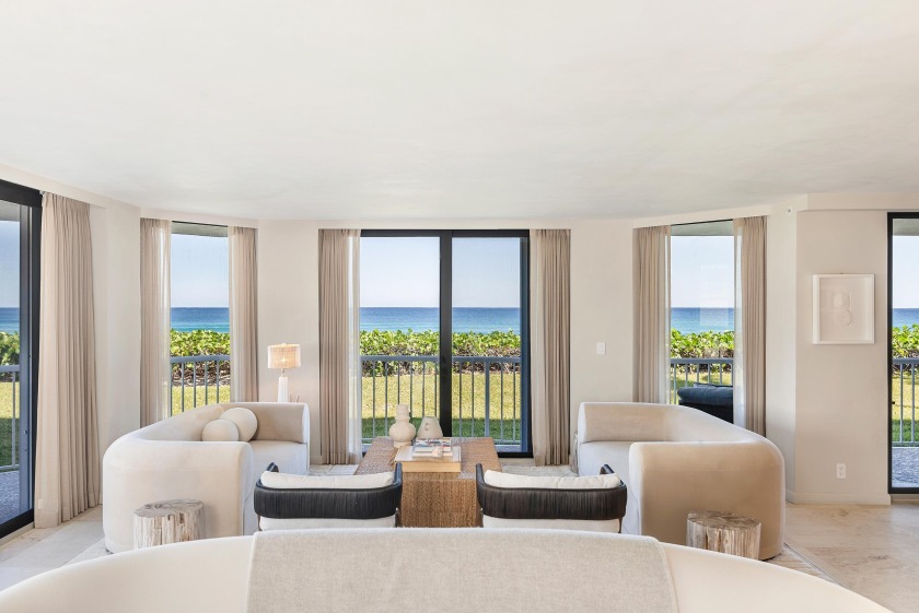 Located directly on the ocean in the prestigious Enclave - Beach Condo for sale in Palm Beach, Florida on Beachhouse.com