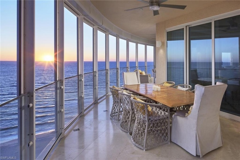 Step out of your private elevator foyer into 180-degrees of Gulf - Beach Condo for sale in Naples, Florida on Beachhouse.com